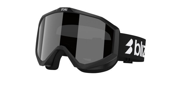 Bliz Liner Jr - Black-White Logo / Brown Silver Mirror