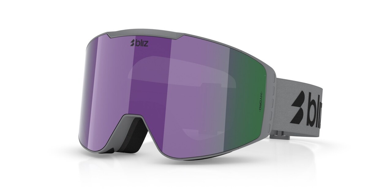Bliz G004 - Matte Grey / Brown w purple multi Bliz G004 - Matte Grey / Brown w purple multi
