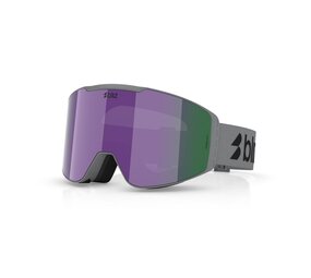 Bliz G004 - Matte Grey / Brown w purple multi