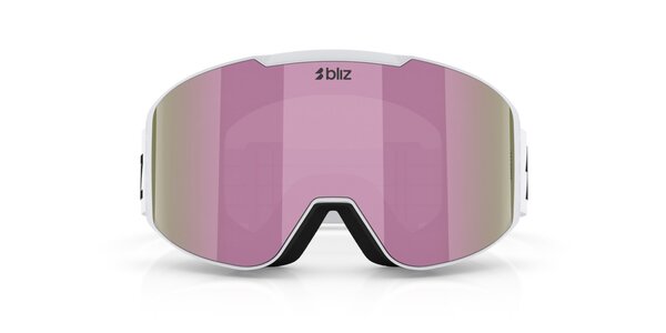 Bliz G004 - Matte White / Brown w pink multi Bliz G004 - Matte White / Brown w pink multi