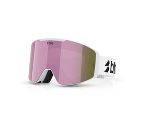 Bliz G004 - Matte White / Brown w pink multi