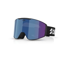 Bliz G004 - Matte Black / Brown w blue multi