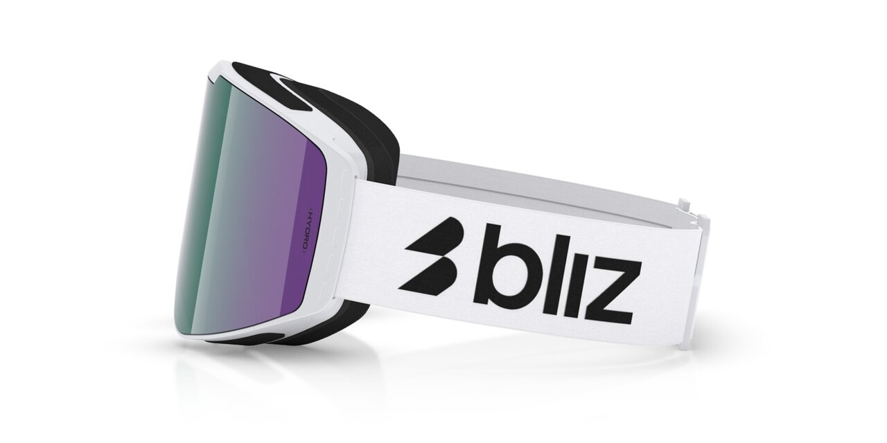 Bliz G004 - Matte White / Brown w green multi Bliz G004 - Matte White / Brown w green multi