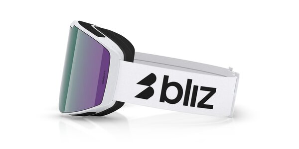 Bliz G004 - Matte White / Brown w green multi Bliz G004 - Matte White / Brown w green multi