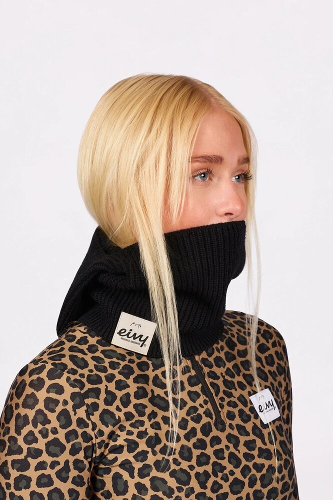 Eivy Foldable Knit Balaclava Beanie - Black Eivy Foldable Knit Balaclava Beanie - Black