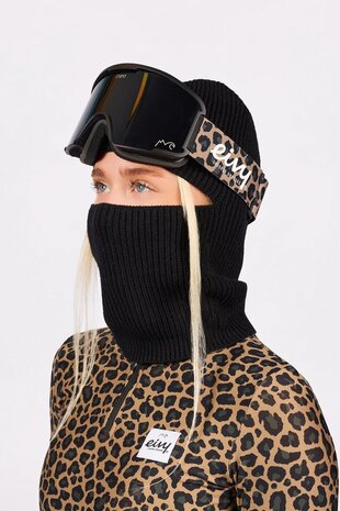 Eivy Foldable Knit Balaclava Beanie - Black Eivy Foldable Knit Balaclava Beanie - Black