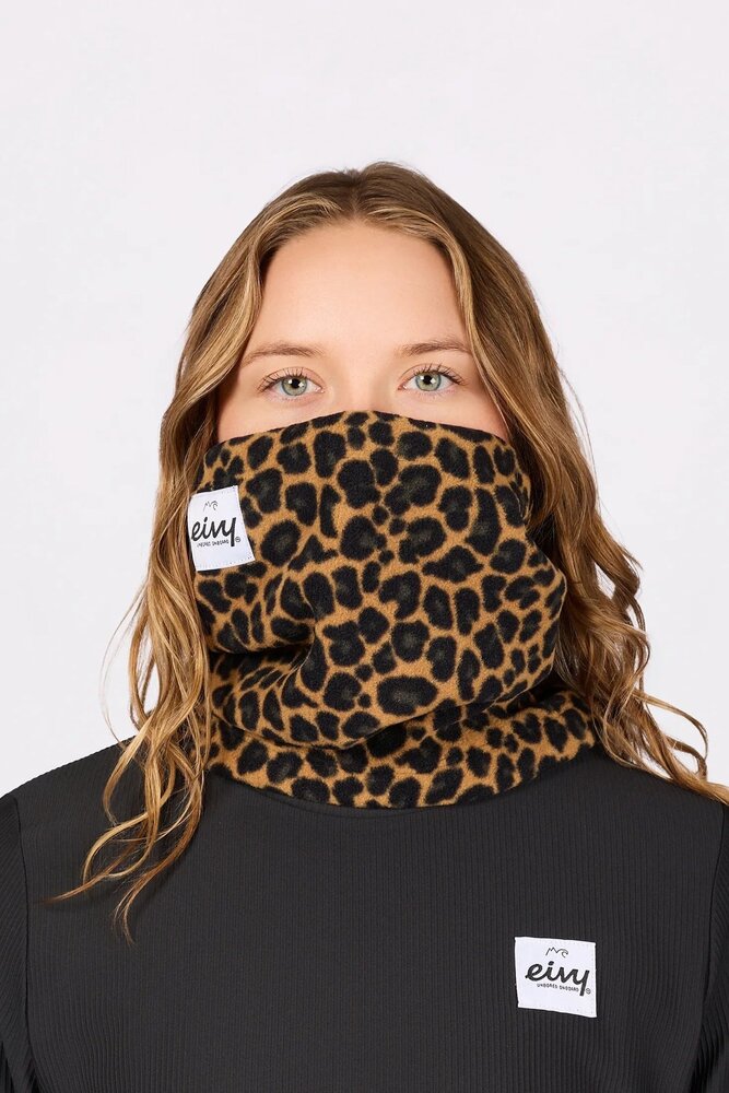 Eivy Beanie Fleece Neckwarmer - Leopard Eivy Beanie Fleece Neckwarmer - Leopard