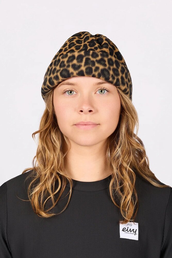 Eivy Beanie Fleece Neckwarmer - Leopard Eivy Beanie Fleece Neckwarmer - Leopard