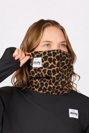 Eivy Beanie Fleece Neckwarmer - Leopard Eivy Beanie Fleece Neckwarmer - Leopard