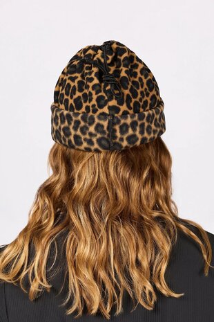 Eivy Beanie Fleece Neckwarmer - Leopard Eivy Beanie Fleece Neckwarmer - Leopard