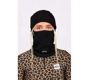 Eivy Hinge Merino Wool Rib Balaclava - Black Eivy Hinge Merino Wool Rib Balaclava - Black