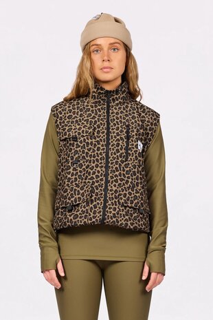 Eivy Windbreaker Utility Vest - Leopard Eivy Windbreaker Utility Vest - Leopard