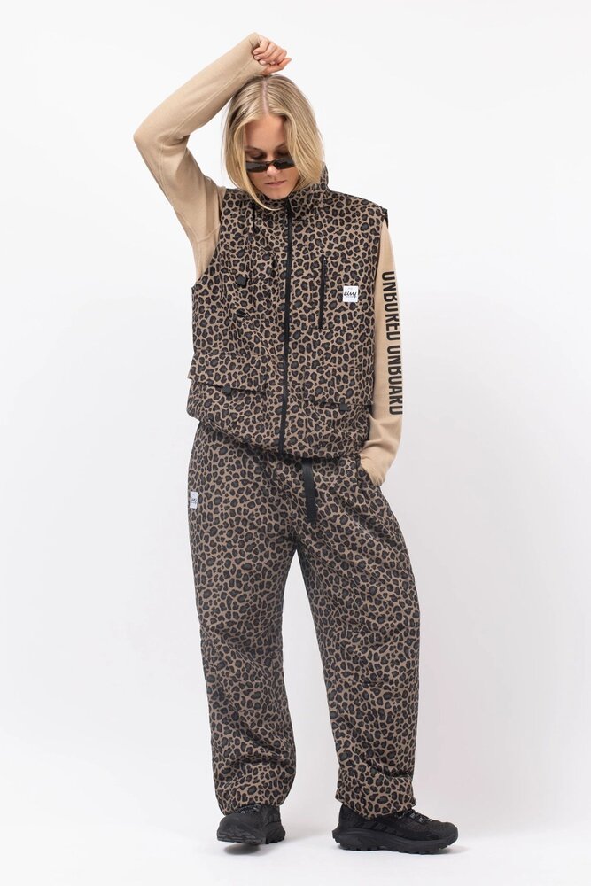 Eivy Oversized Outdoor Pants  - Leopard