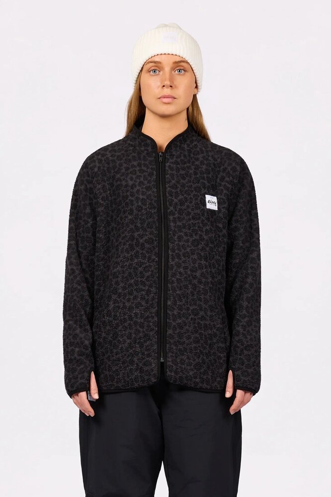 Eivy Redwood Sherpa Jacket - Black Leopard Eivy Redwood Sherpa Jacket - Black Leopard
