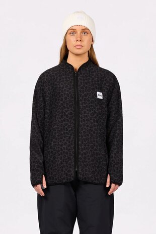 Eivy Redwood Sherpa Jacket - Black Leopard Eivy Redwood Sherpa Jacket - Black Leopard