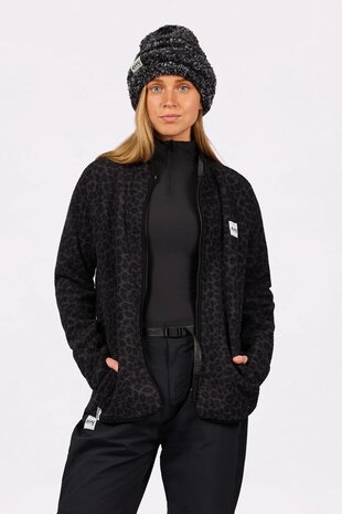 Eivy Redwood Sherpa Jacket - Black Leopard Eivy Redwood Sherpa Jacket - Black Leopard