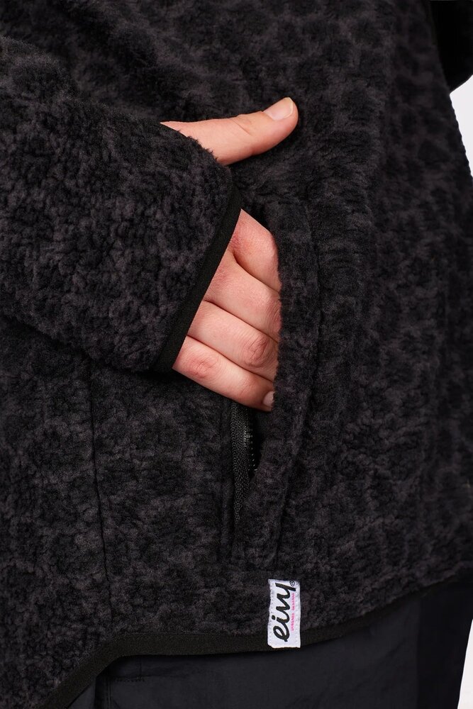 Eivy Redwood Sherpa Jacket - Black Leopard Eivy Redwood Sherpa Jacket - Black Leopard
