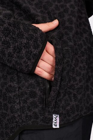 Eivy Redwood Sherpa Jacket - Black Leopard Eivy Redwood Sherpa Jacket - Black Leopard