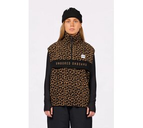 Eivy Ball Fleece Vest - Leopard Eivy Ball Fleece Vest - Leopard