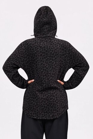 Eivy Techlight Ziphood Fleece - Black Leopard Eivy Techlight Ziphood Fleece - Black Leopard