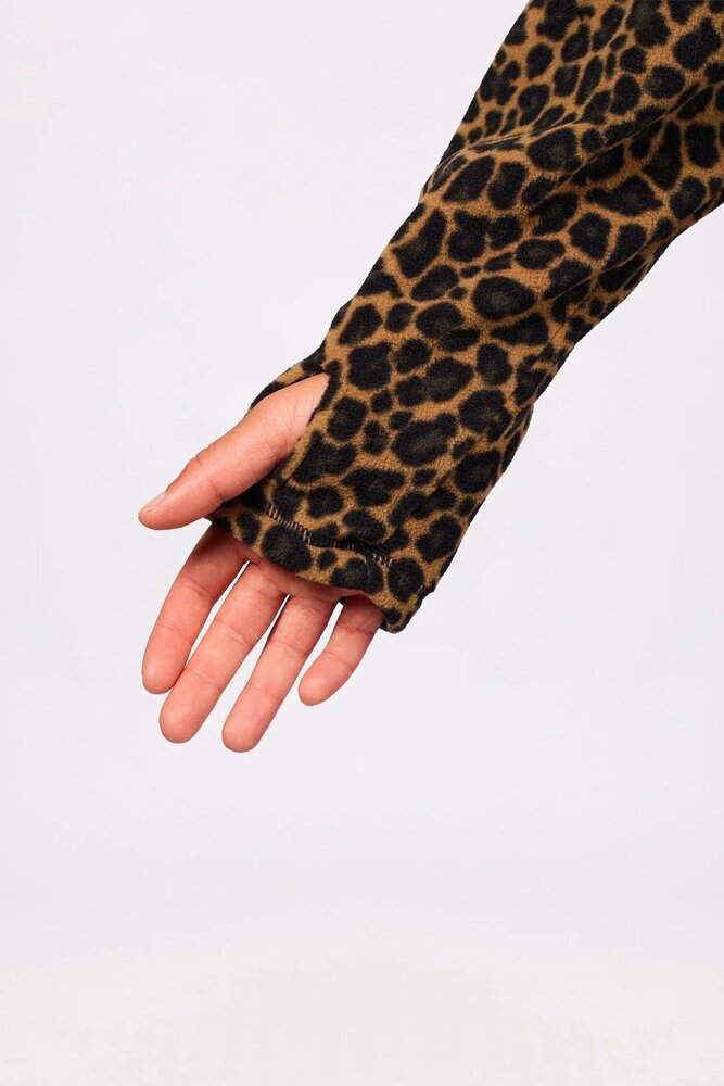 Eivy Techlight Halfzip Fleece - Leopard Eivy Techlight Halfzip Fleece - Leopard