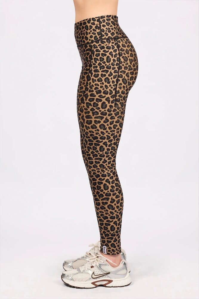 Eivy Pocket Tights - Leopard