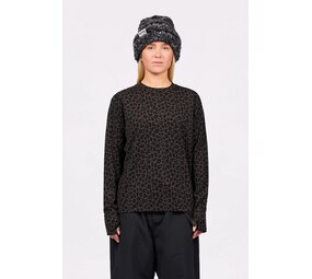 Eivy Loose Fit Merino Wool Top - Black Leopard Eivy Loose Fit Merino Wool Top - Black Leopard