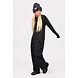Eivy Loose Fit Merino Wool Top - Black Leopard
