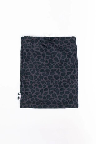 Eivy Loose Fit Merino Wool Top - Black Leopard