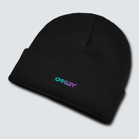 Oakley B1B Gradient Patch Beanie - Blackout