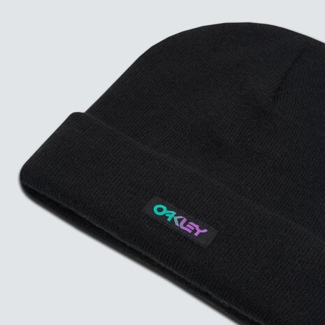 Oakley B1B Gradient Patch Beanie - Blackout