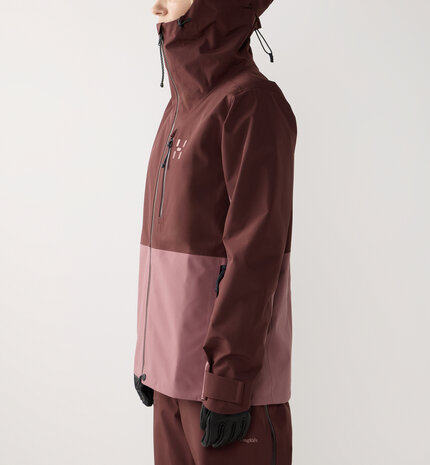 Haglöfs Alper Proof Jacket - Maroon Trail / Misty Mauve Haglöfs Alper Proof Jacket - Maroon Trail / Misty Mauve