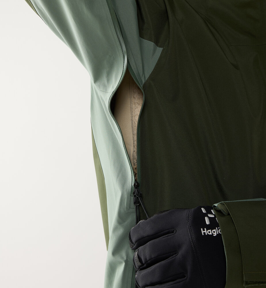 Haglöfs Alper Proof Jacket - Seaweed Green/Chlorophyll Green Haglöfs Alper Proof Jacket - Seaweed Green/Chlorophyll Green
