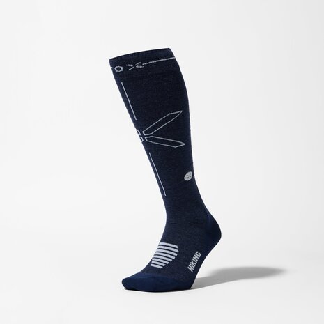 Stox Hiking Merino Socks Women - Blue / Light Grey