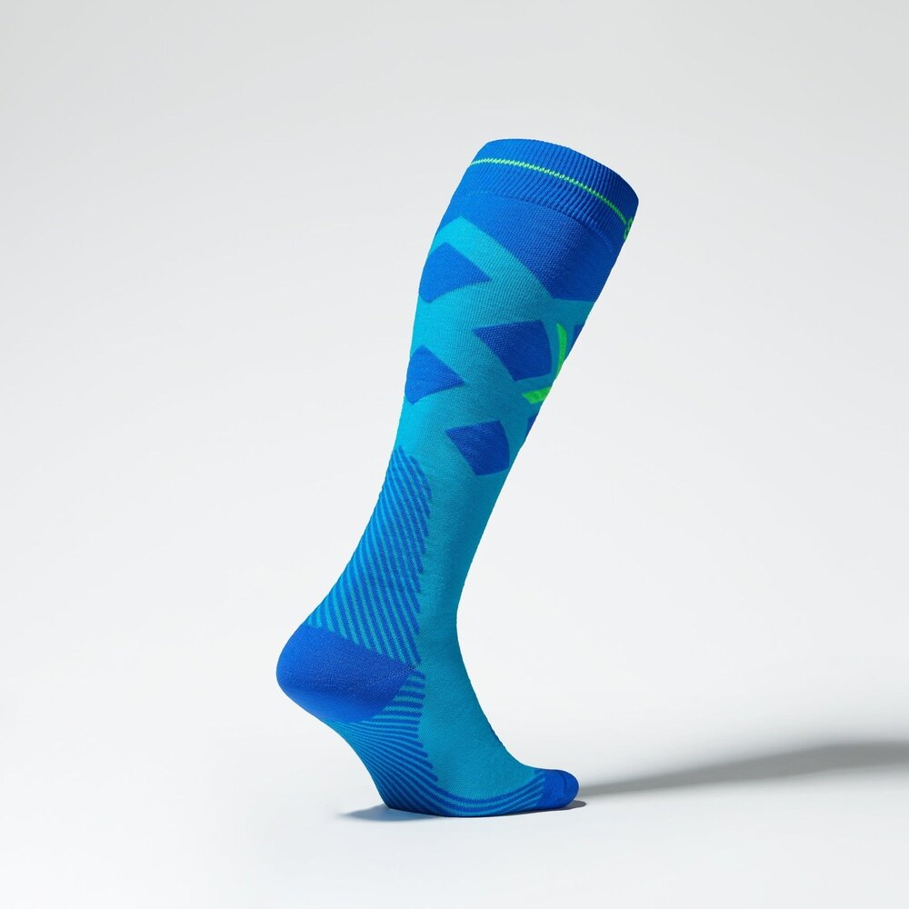 Stox Merino Skiing Socks - Turquoise/ Cobalt