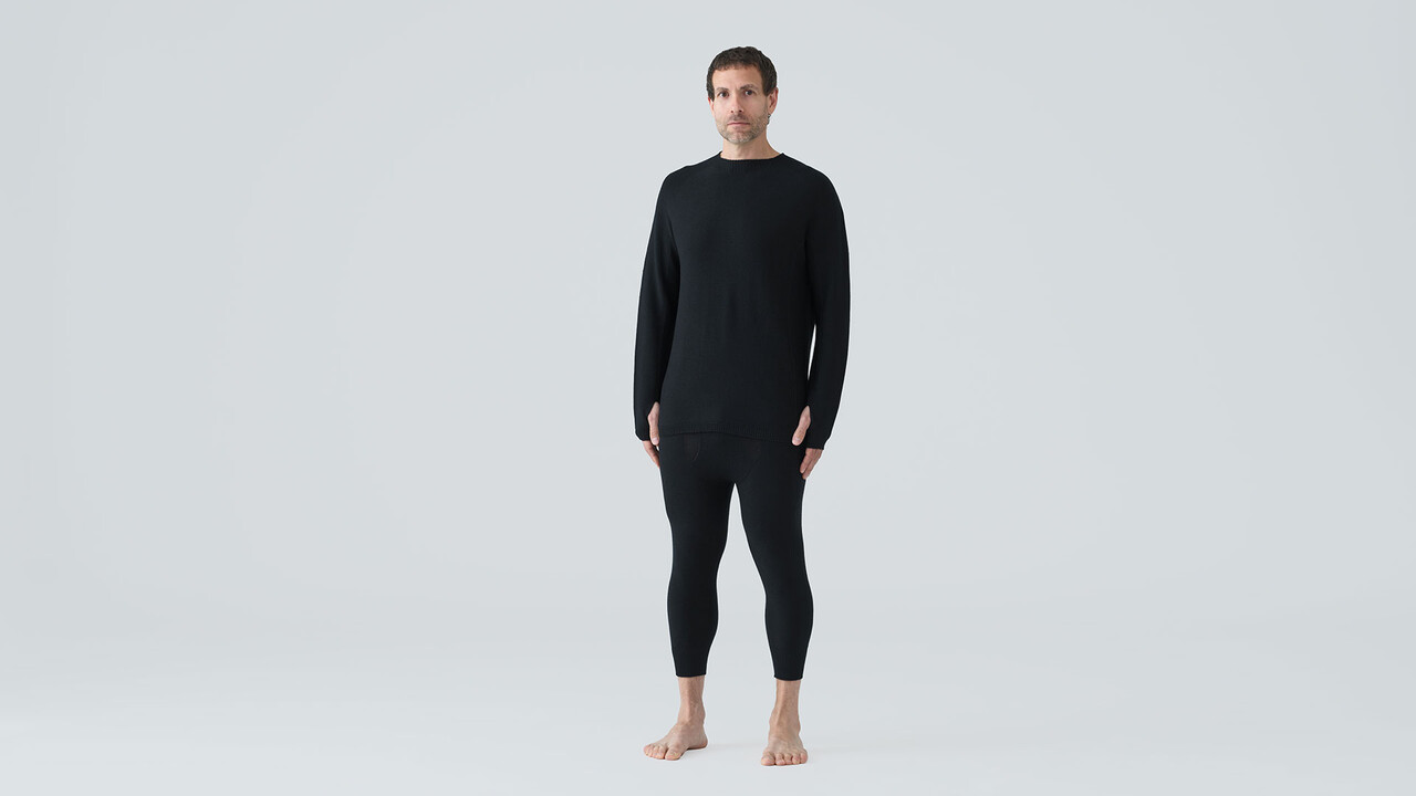 Skyline Merino Baseline Crew Top - Blaack Sheep