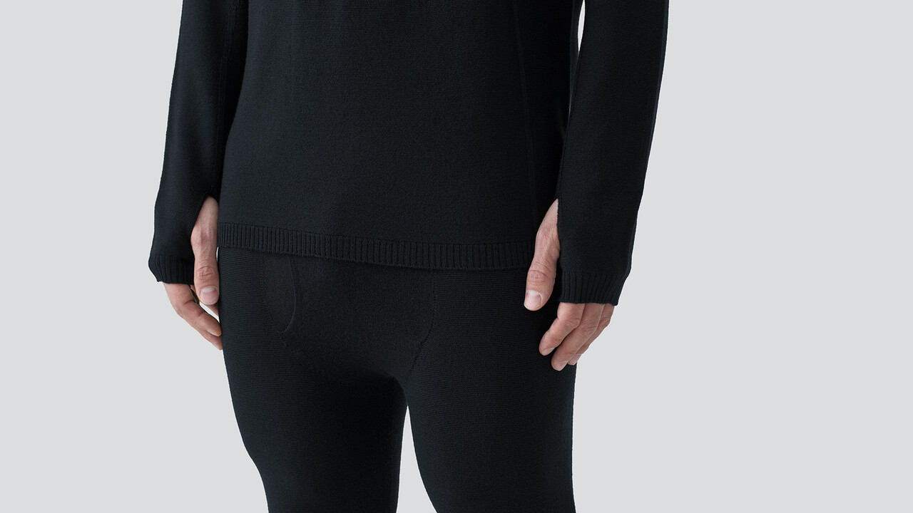 Skyline Merino Baseline Crew Top - Blaack Sheep