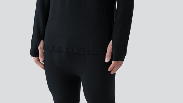 Skyline Merino Baseline Crew Top - Blaack Sheep