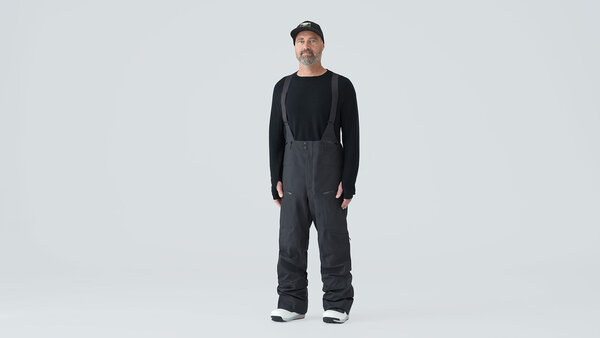 Skyline Faze Guide  3-Layer Bib  Pant - Cat Black