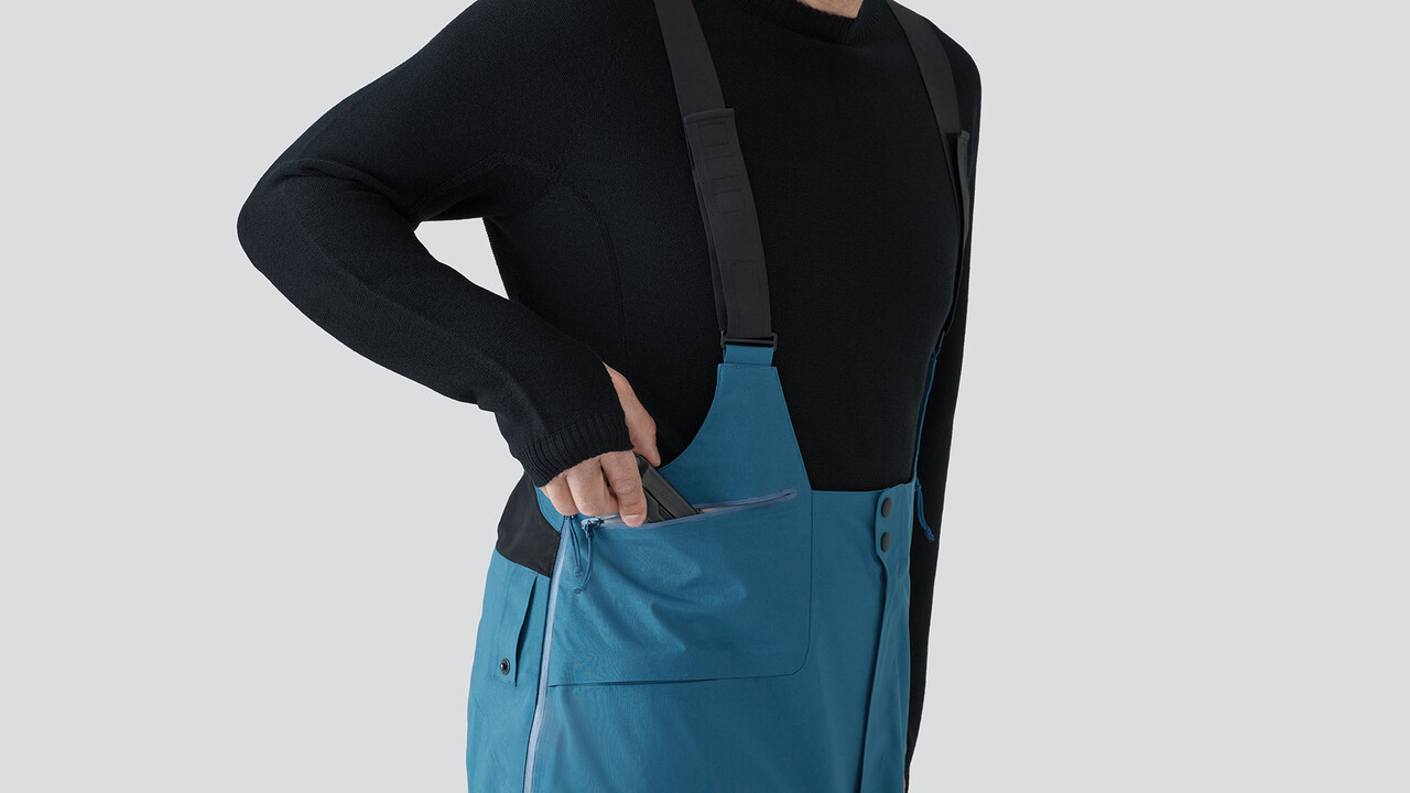 Skyline Faze Guide  3-Layer Bib  Pant - Blue Steel