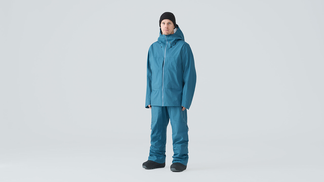 Skyline Fuse Guide 3-Layer Shell Jacket - Blue Steel