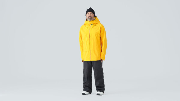 Skyline Fuse Guide 3-Layer Shell Jacket - Mango