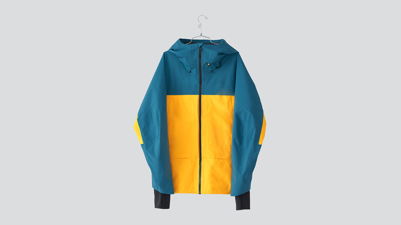 Skyline Fuse Guide 3-Layer Shell Jacket - Blue Steel/Mango