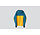 Fuse Guide 3-Layer Shell Jacket - Blue Steel/Mango