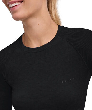 Falke WT Light Longsleeved Shirt - Black