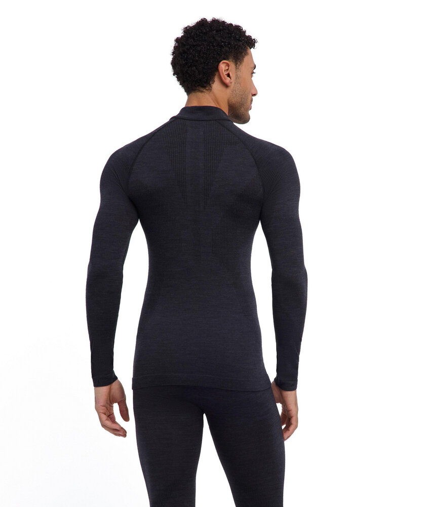 Falke WT Longsleeve Zip - Black