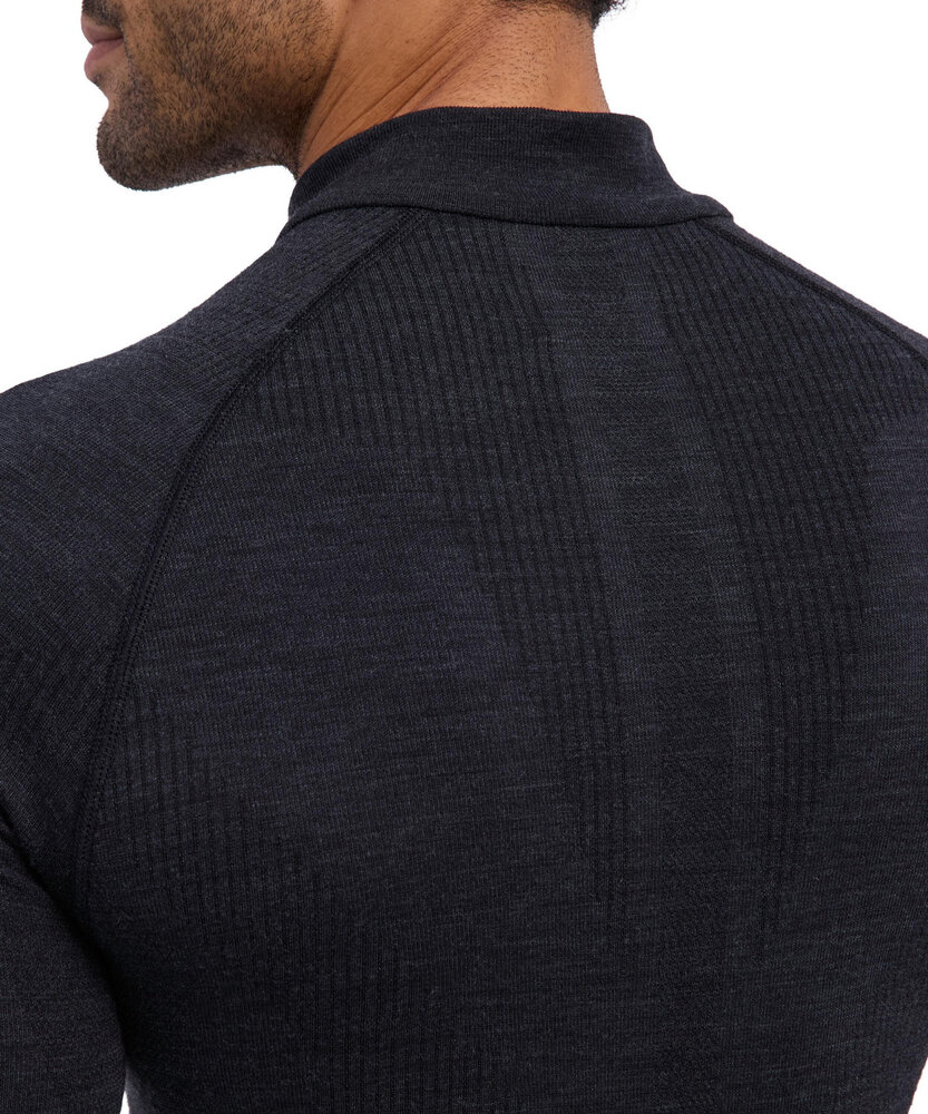 Falke WT Longsleeve Zip - Black