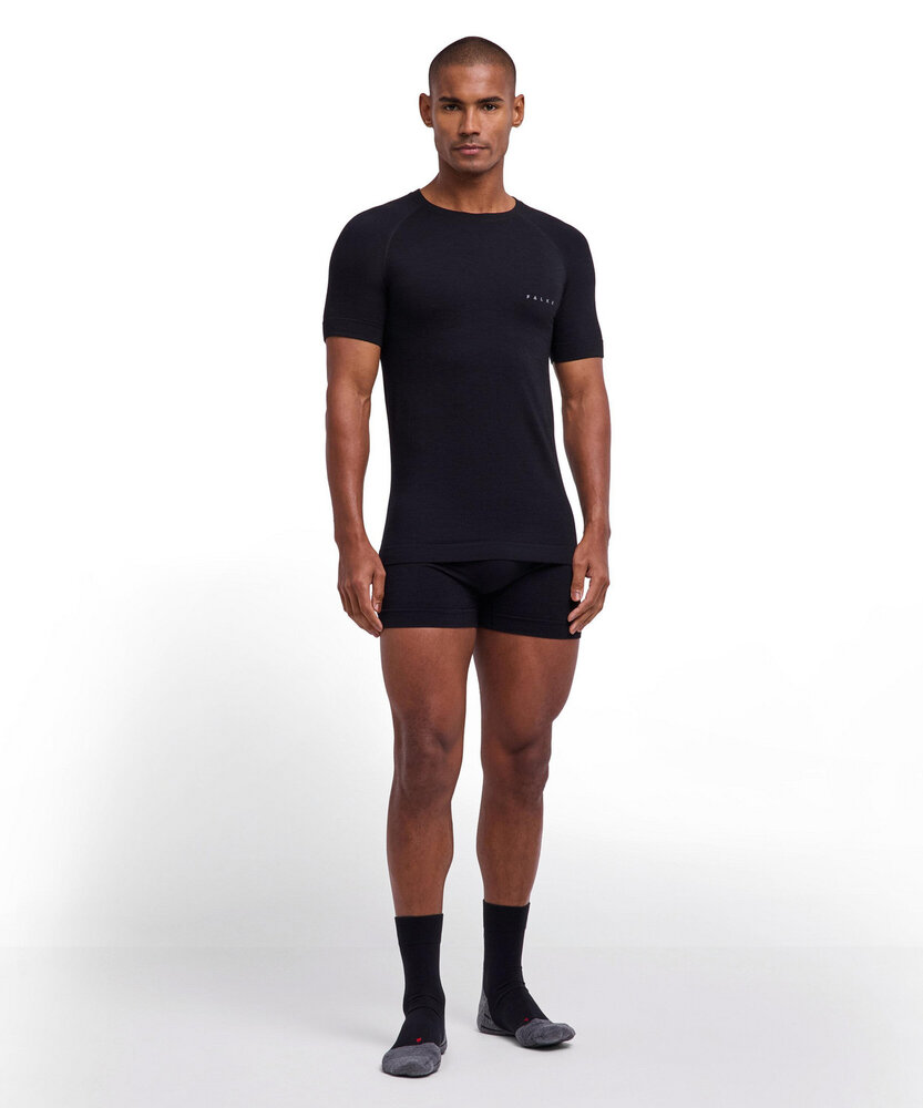 Falke WT Light Shortsleeved Shirt - Black