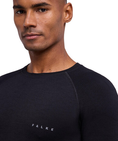 Falke WT Light Shortsleeved Shirt - Black