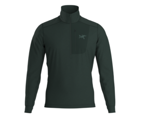 Arc'Teryx Rho LT Zip Necken's - Dark Jade